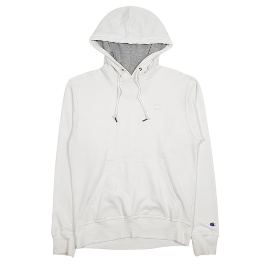 Mens White Champion  Hoodie Jumper