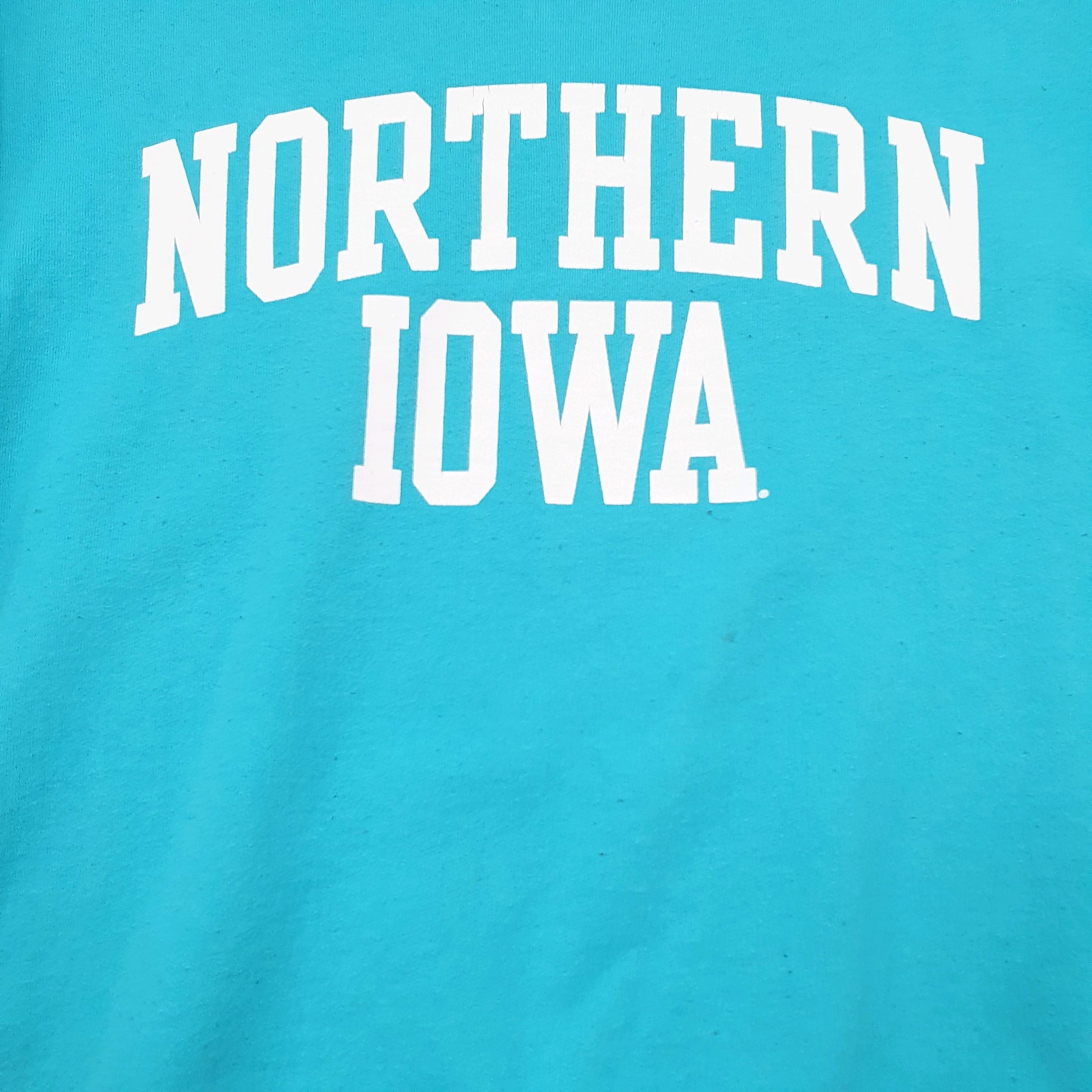 Mens Blue Champion Northern Iowa Crewneck Jumper