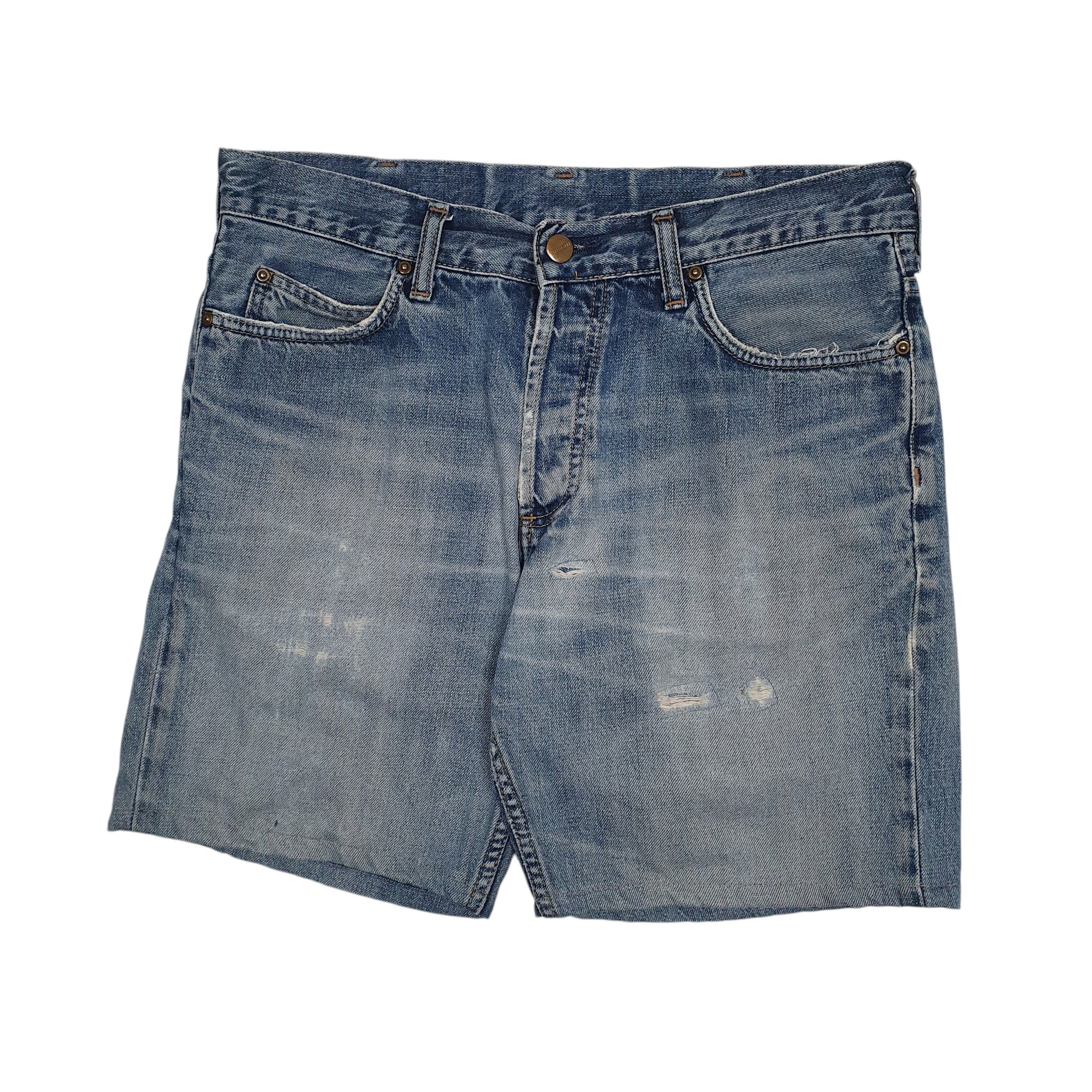 Mens Blue Carhartt  Denim Shorts