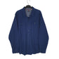 Mens Navy Woolrich Thick Flannel Long Sleeve Shirt