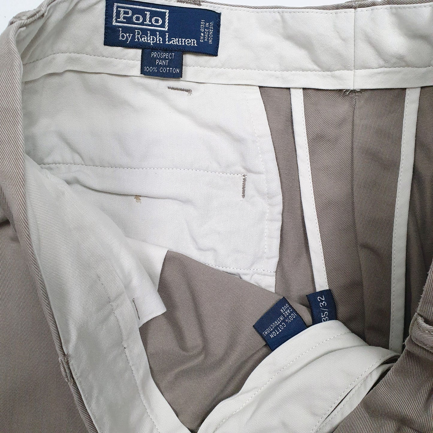 Mens Grey Polo Ralph Lauren Prospect Pant  Trousers