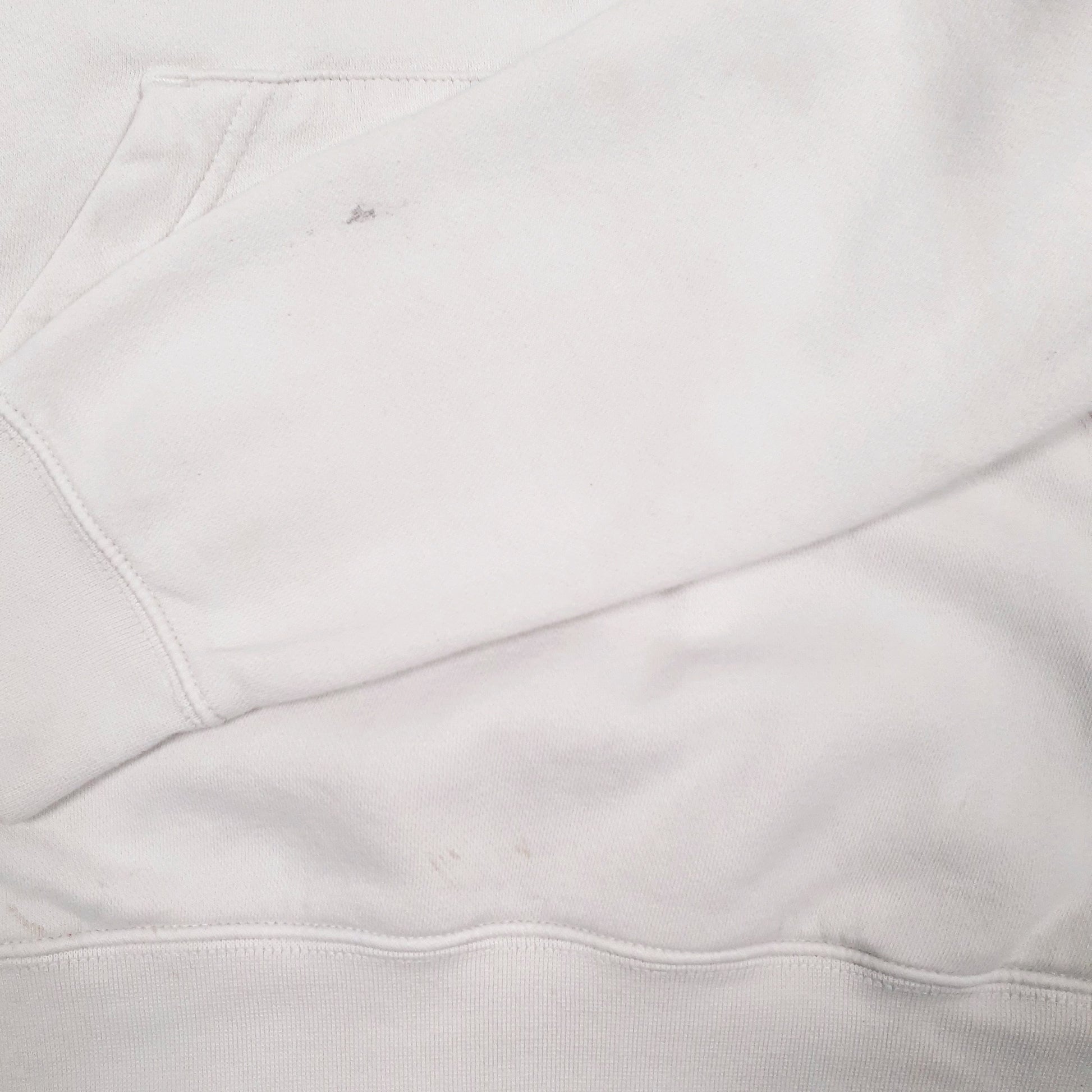 Mens White Nike Spellout Hoodie Jumper