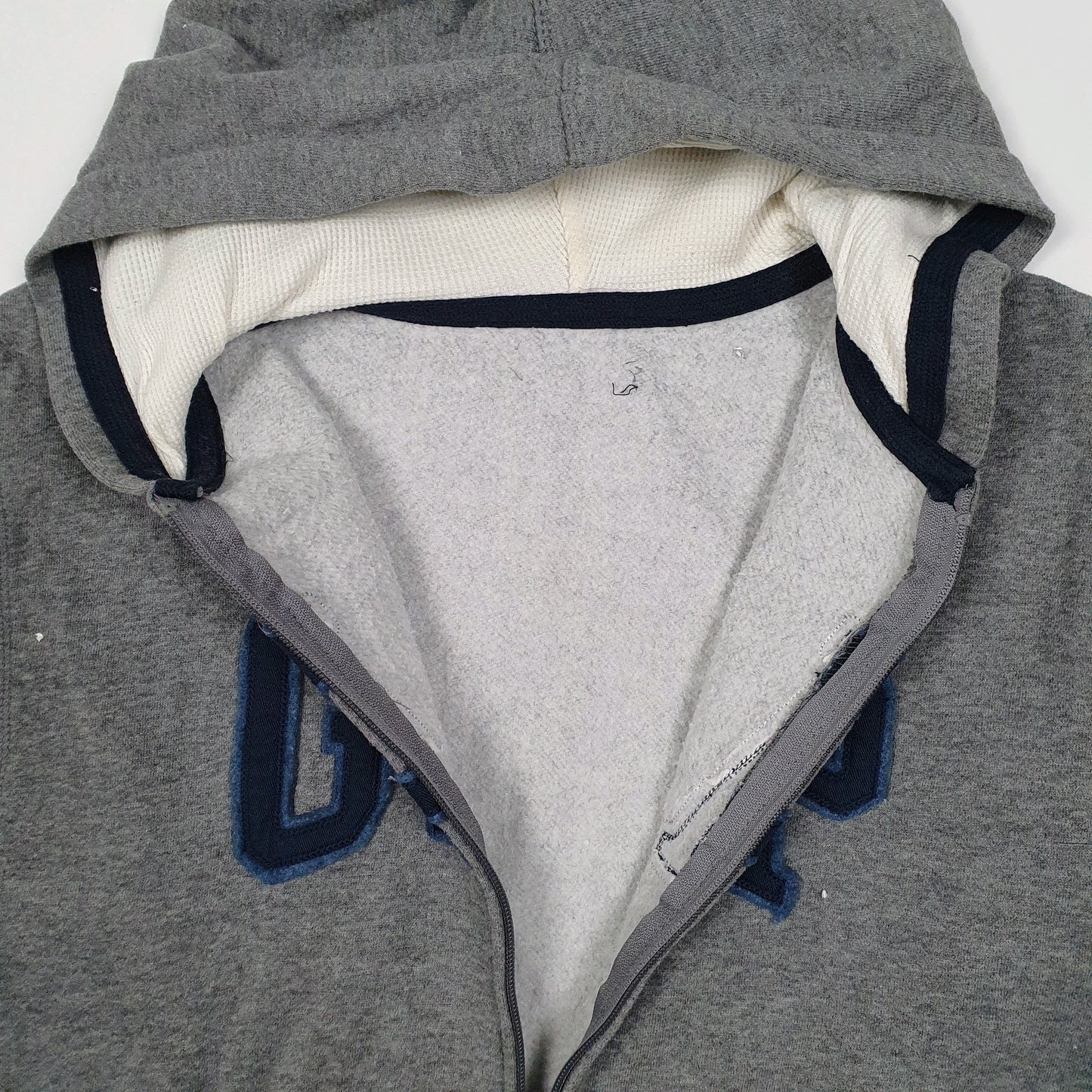 Womens Grey GAP Hoodie Full Zip Jumper