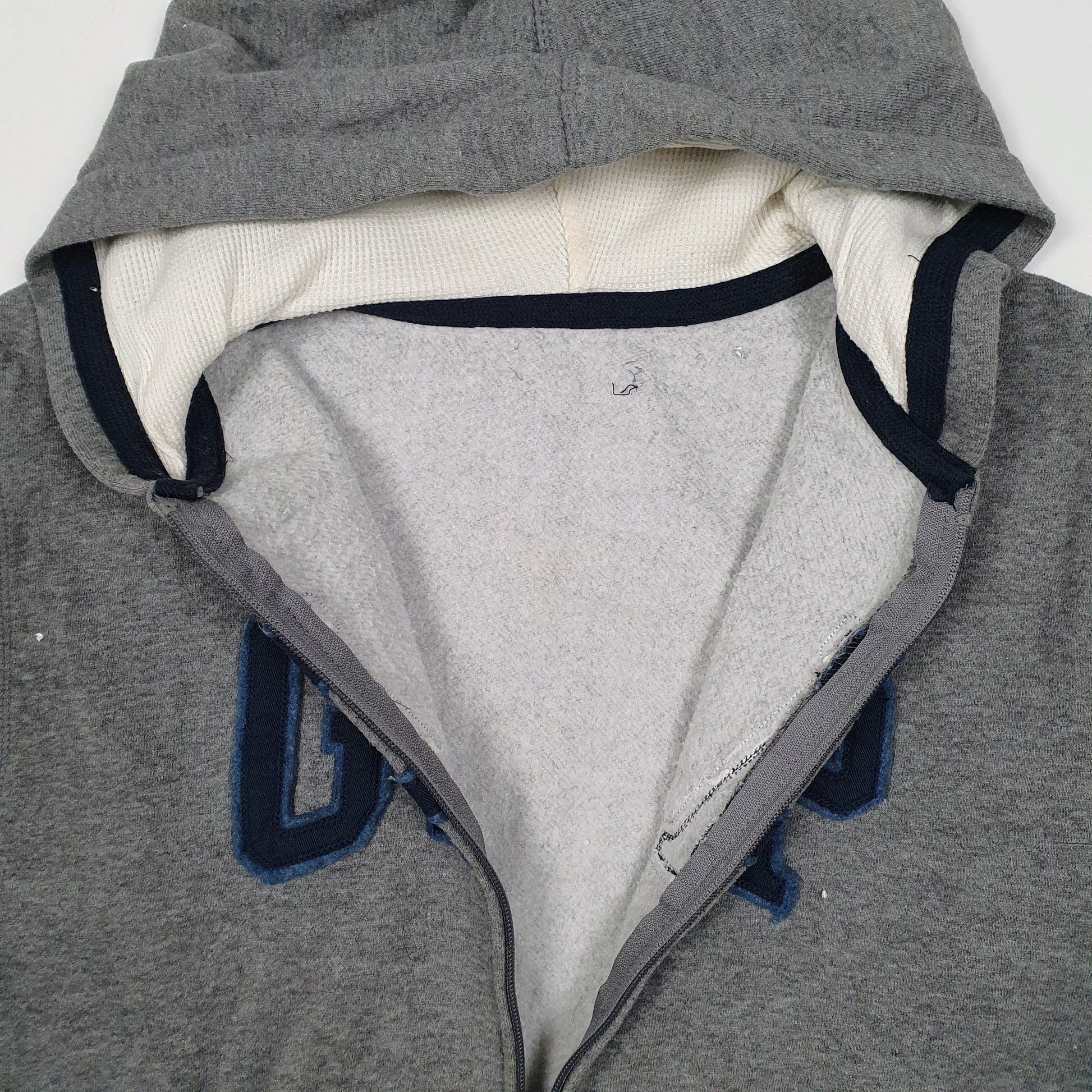 Womens Grey GAP Hoodie Full Zip Jumper