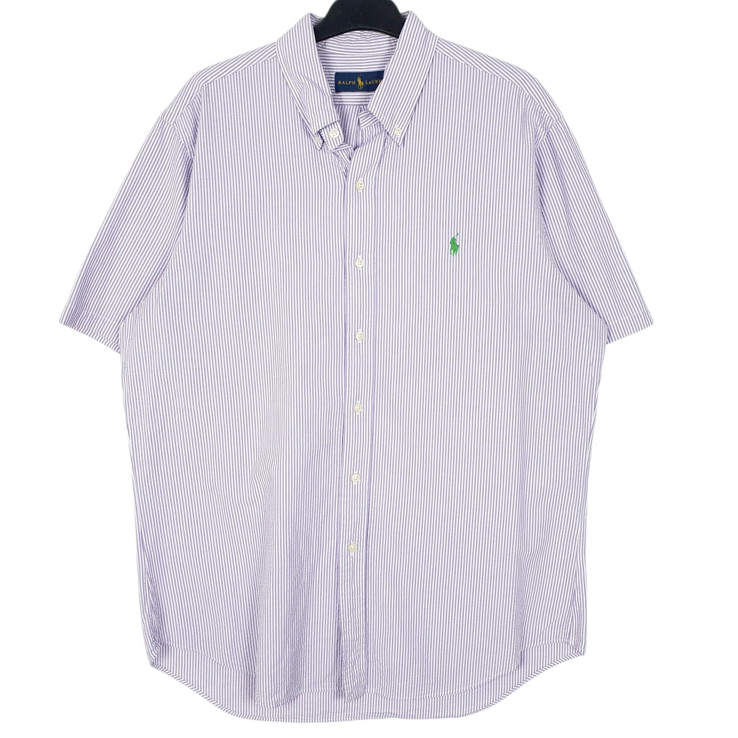 Mens Purple Ralph Lauren  Short Sleeve Shirt
