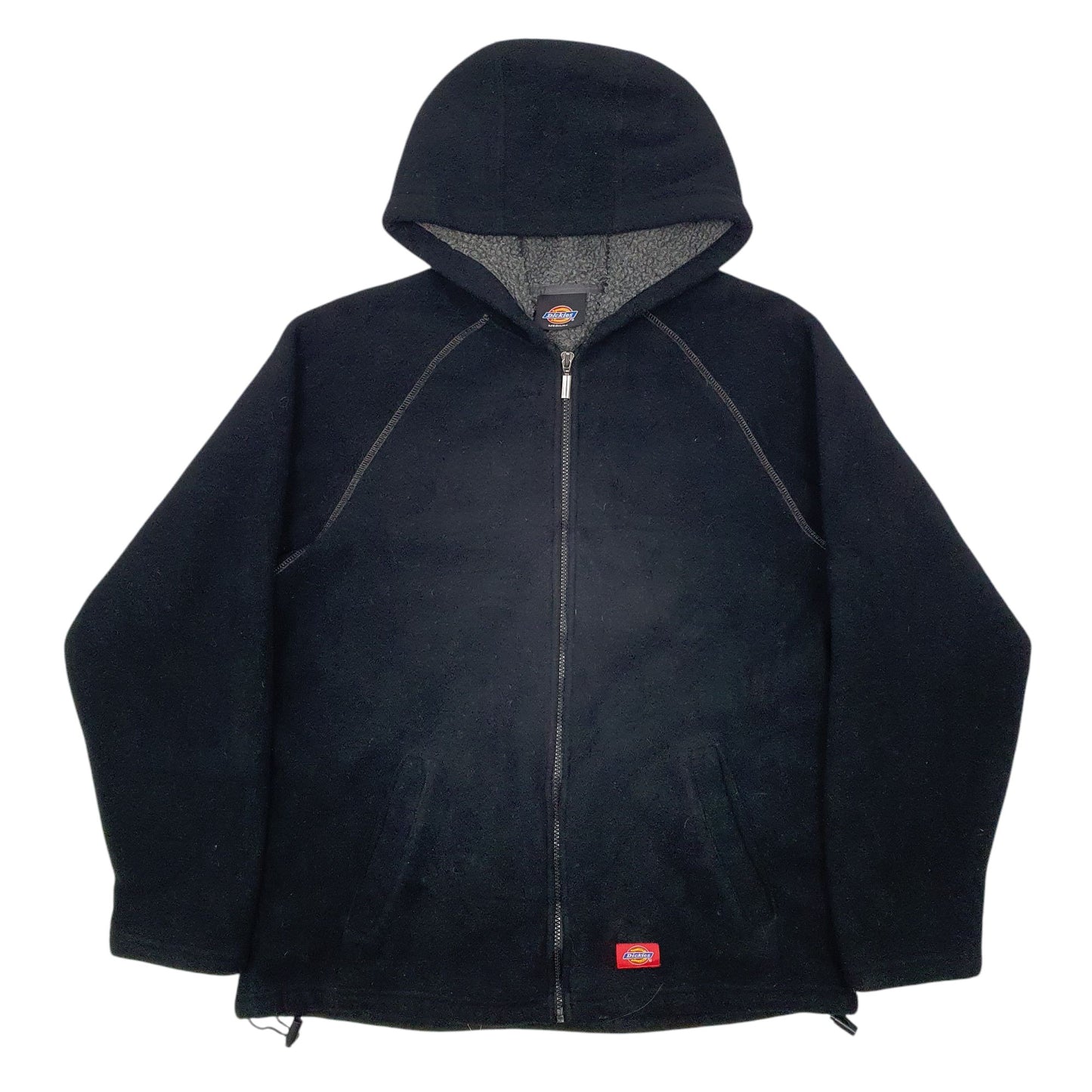 Mens Black Dickies  Full Zip Jumper