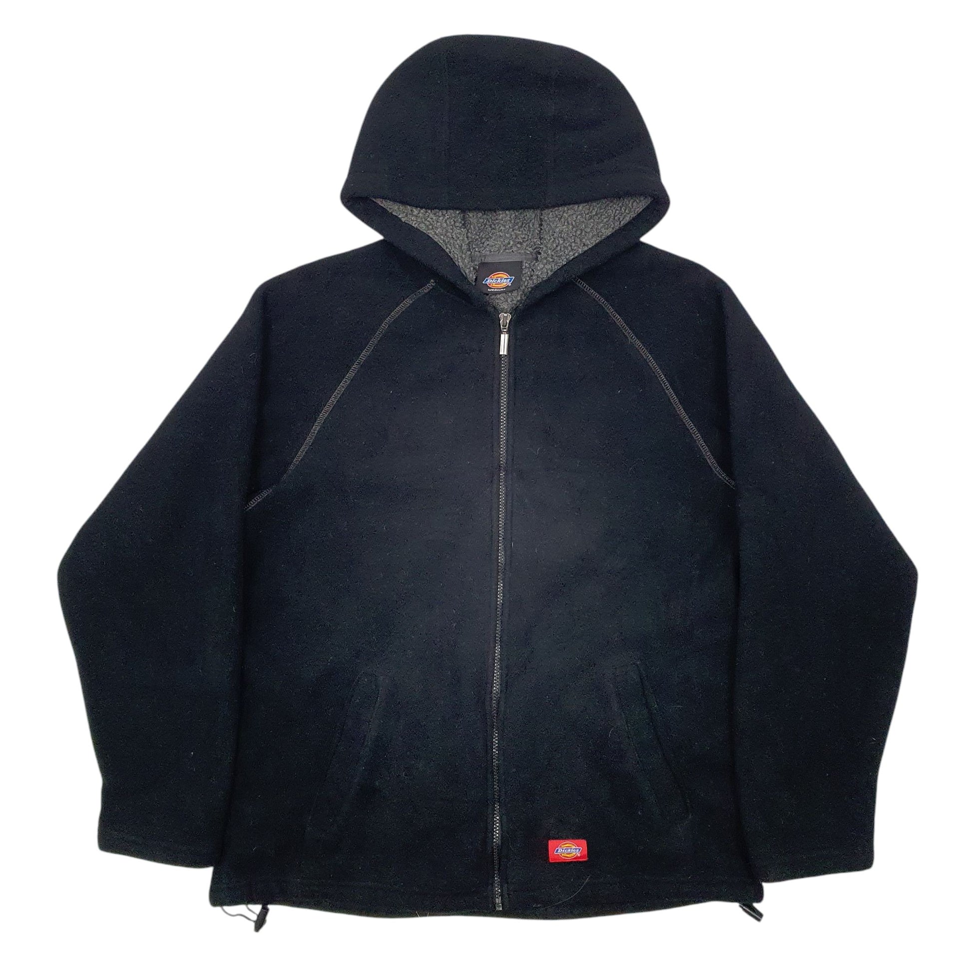 Mens Black Dickies  Full Zip Jumper