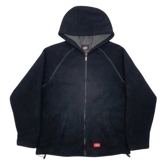 Mens Black Dickies  Full Zip Jumper