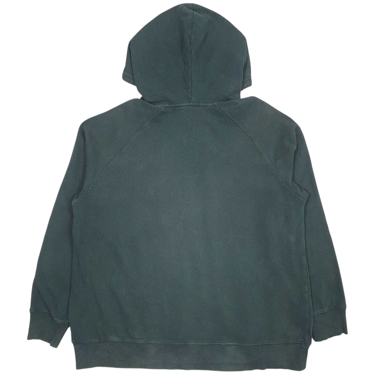 Womens Green The North Face Spellout Hoodie Jumper