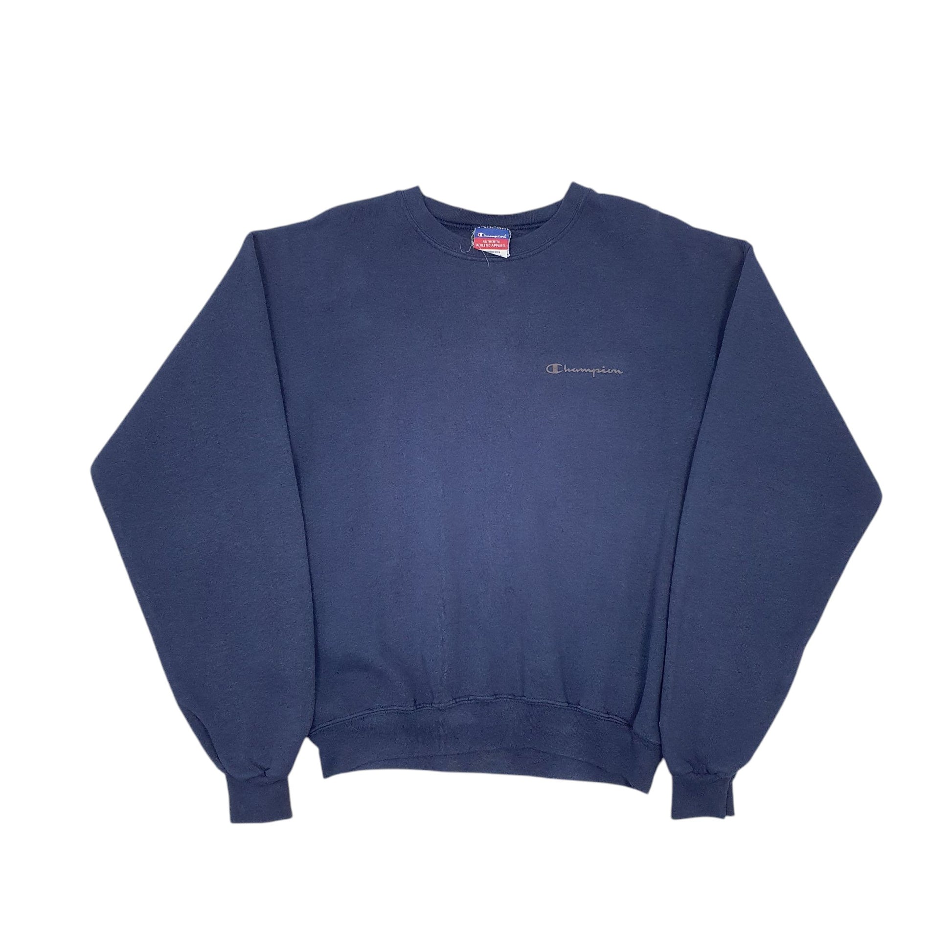 Mens Navy Champion Vintage 00s Crewneck Jumper