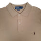 Mens Beige Polo Ralph Lauren   Polo Shirt