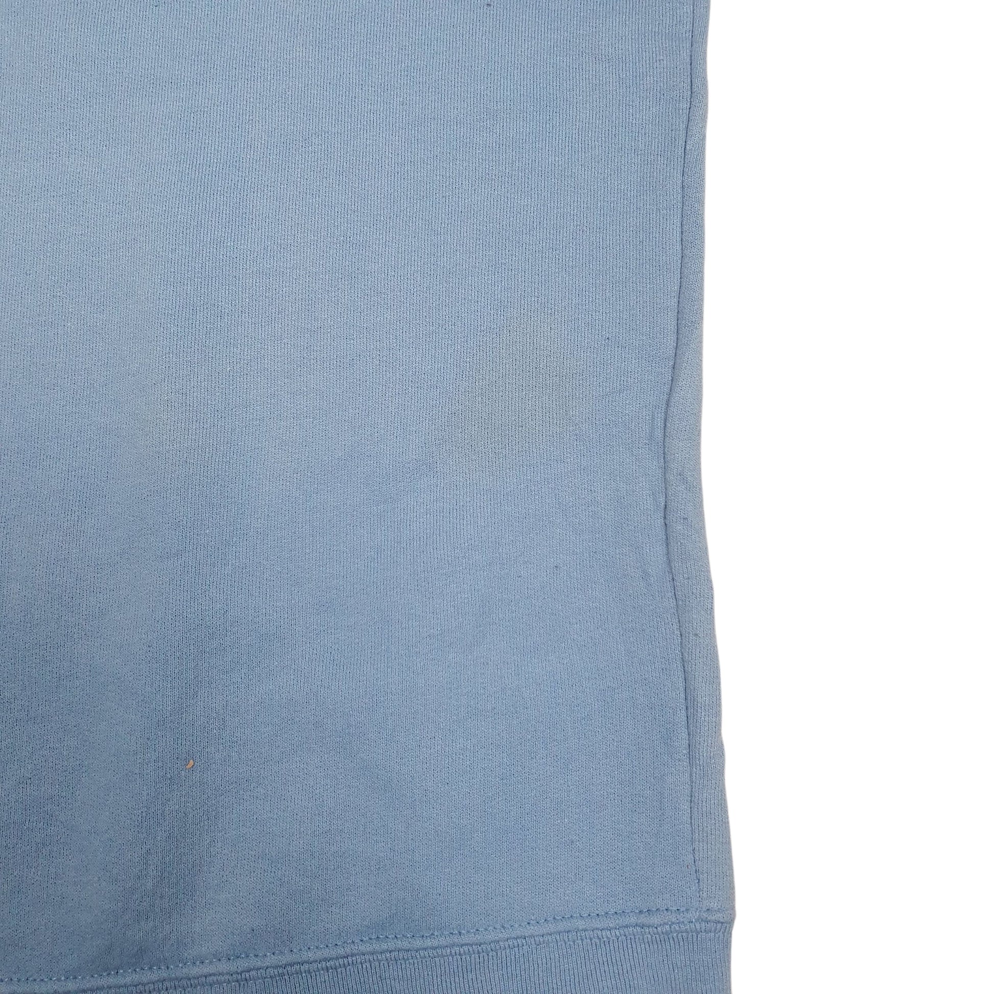 Mens Blue Champion Spellout Crewneck Jumper