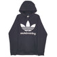 Mens Black Adidas Skateboarding Climalite Hoodie Jumper