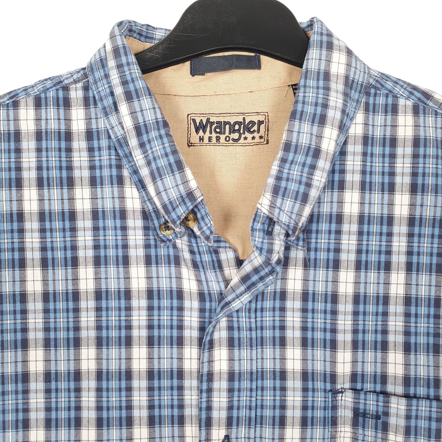 Mens Blue Wrangler Hero  Shirt