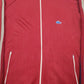 Mens Burgundy Izod Lacoste Vintage Full Zip Jumper