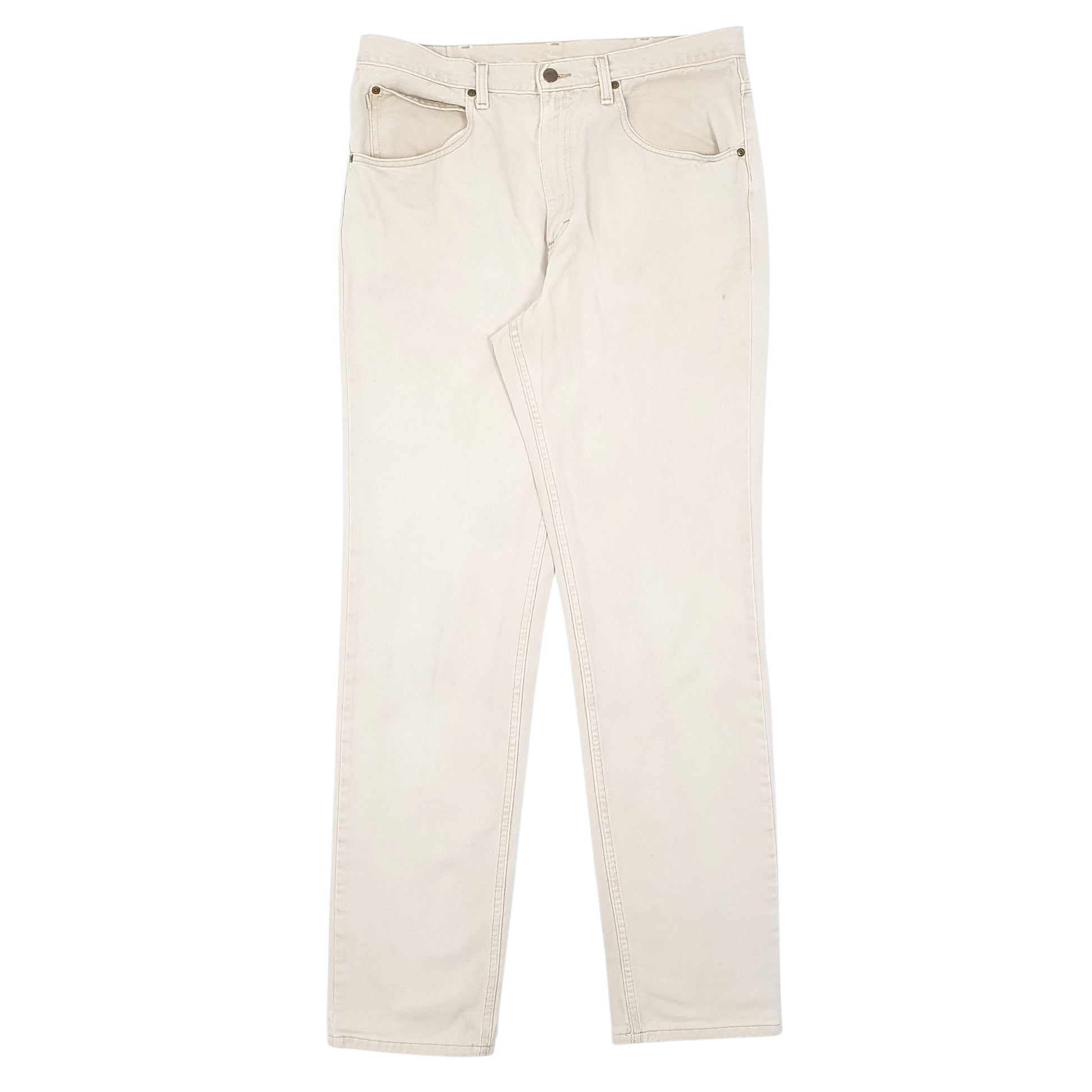 Mens Cream L.L.Bean Double L Vintage 90s Classic JeansW36 L36