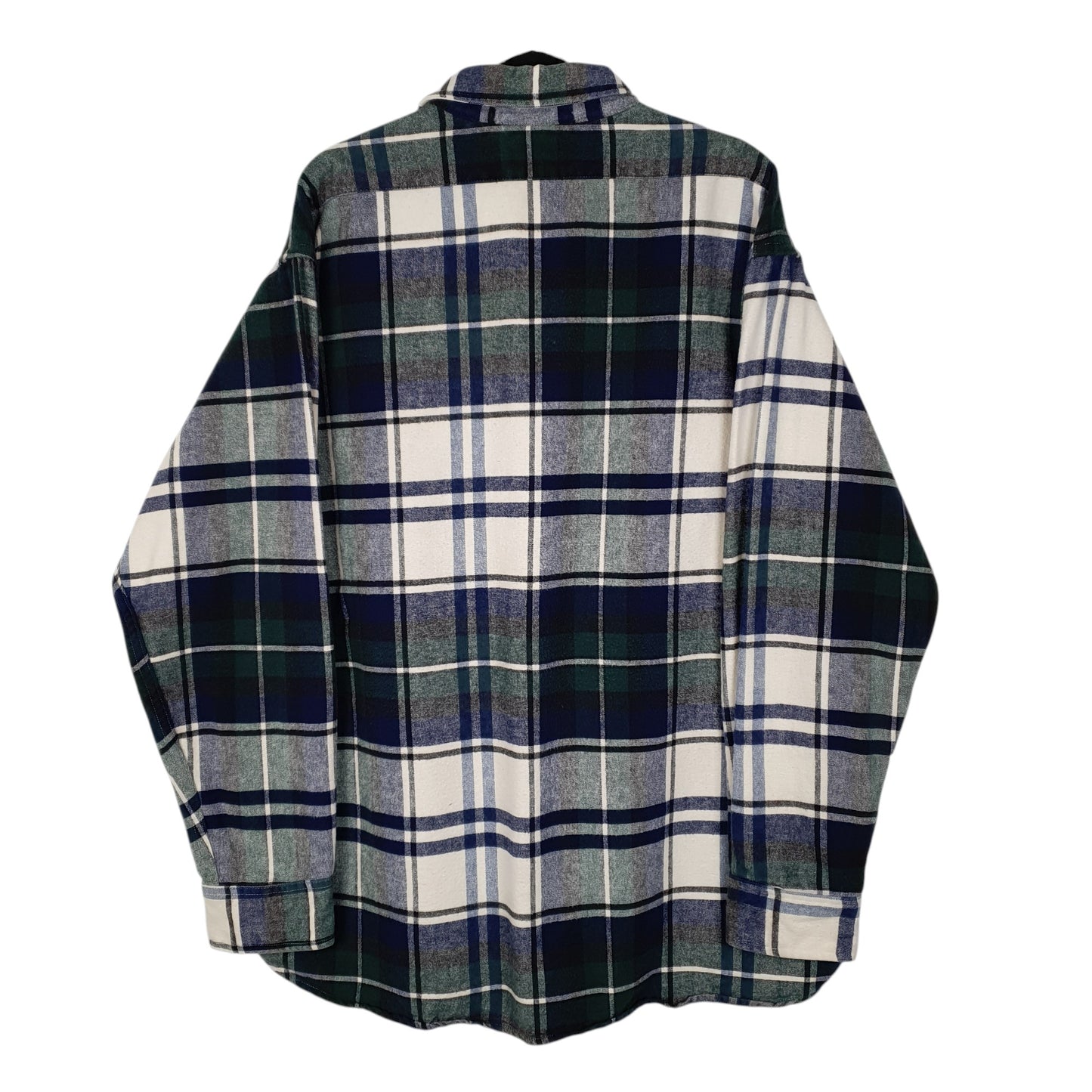 Mens Blue L.L.Bean Vintage 90s Made In USA Chamois  Shirt