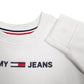 Womens White Tommy Hilfiger Spellout Crewneck Jumper
