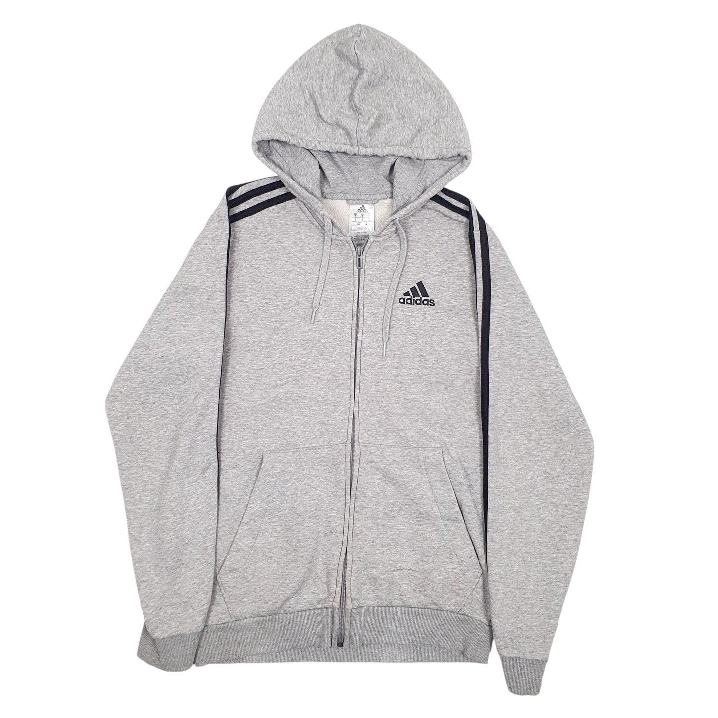 Mens Grey Adidas  Full Zip Jumper