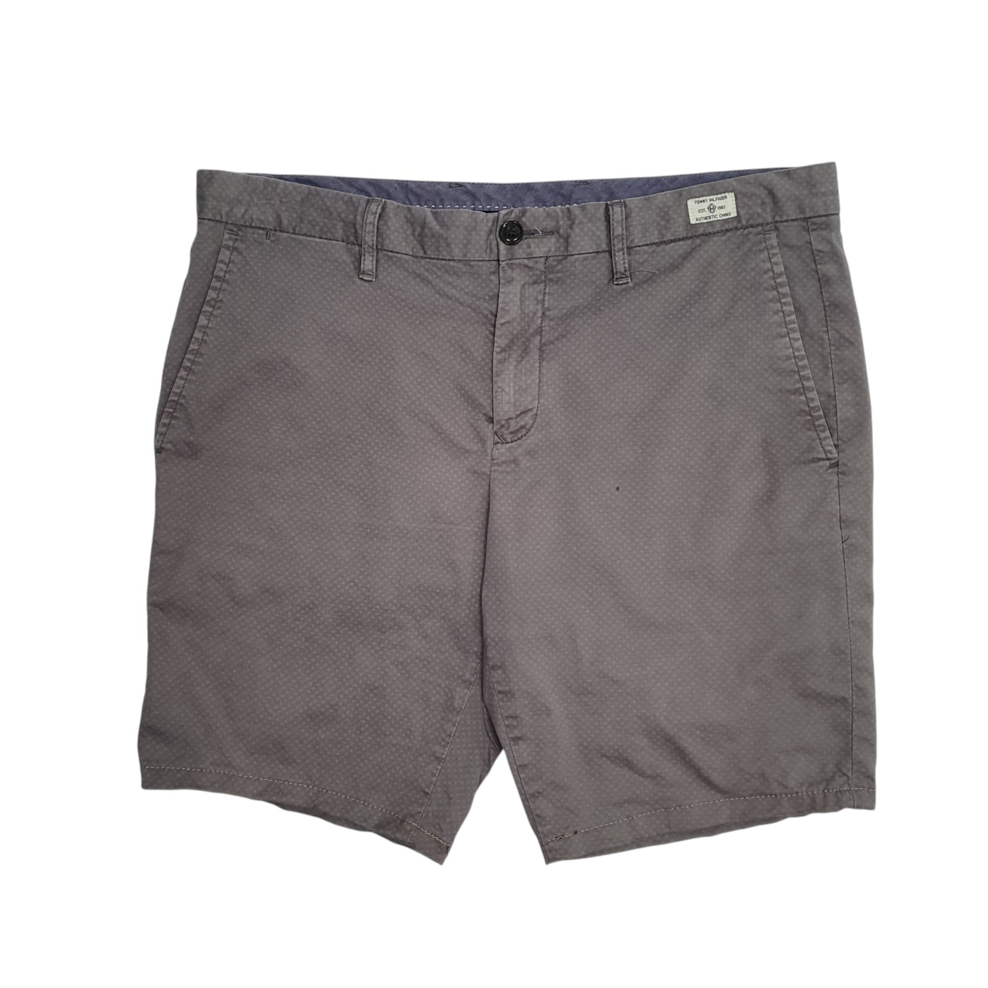 Mens Grey Tommy Hilfiger  Chino Shorts