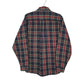 Mens Navy L.L.Bean Thick Flannel  Shirt