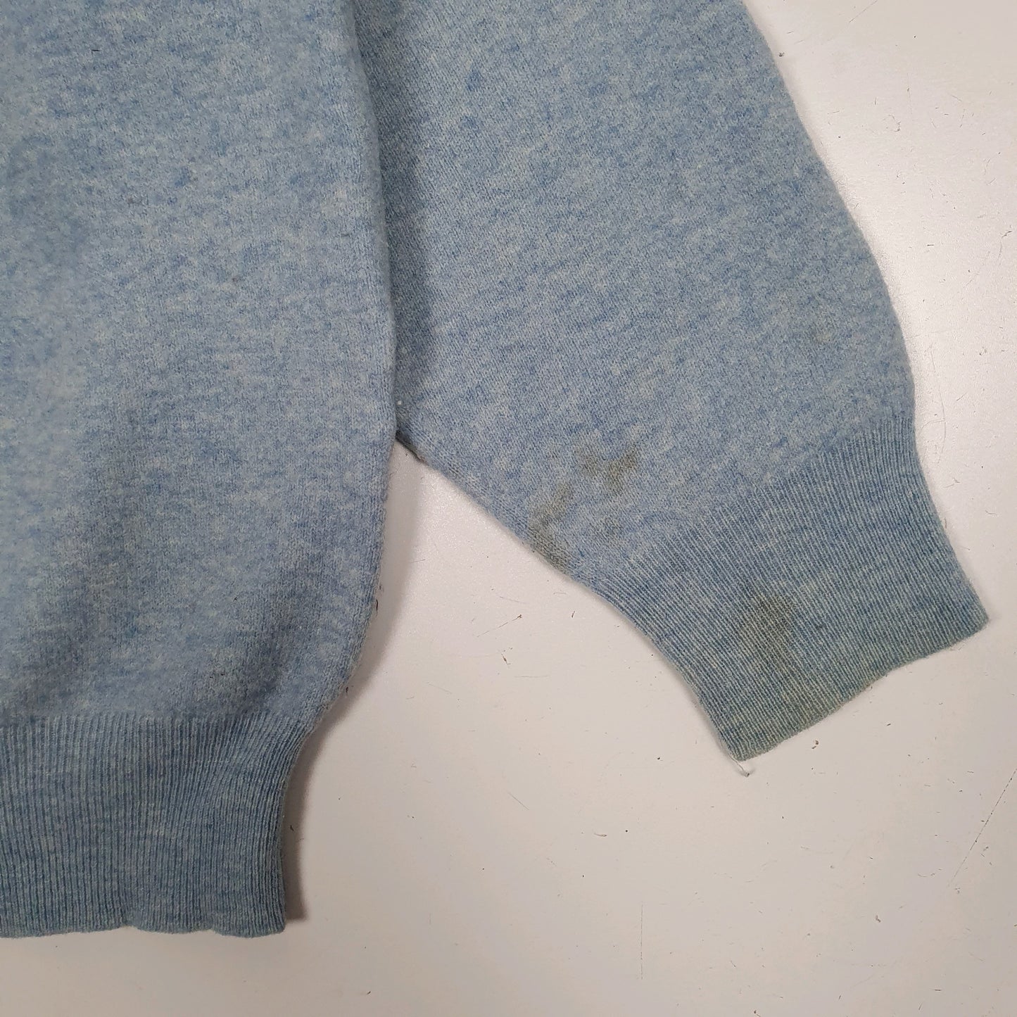 Mens Blue Burberry Vintage 90s Crewneck Jumper