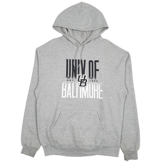 Mens Grey Champion University Of Baltimore Hoodie Jumper