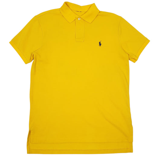 Mens Yellow Polo Ralph Lauren  Short Sleeve Polo Shirt