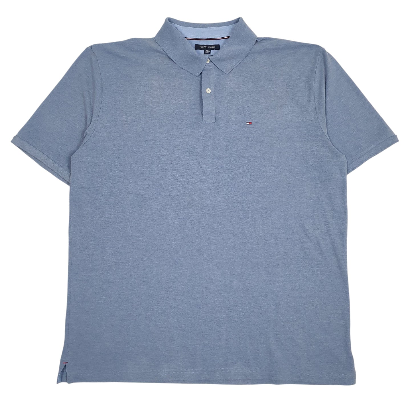 Mens Blue Tommy Hilfiger  Short Sleeve Polo Shirt
