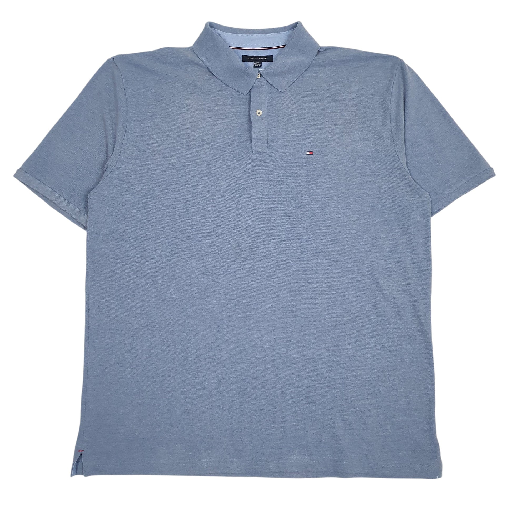 Mens Blue Tommy Hilfiger  Short Sleeve Polo Shirt