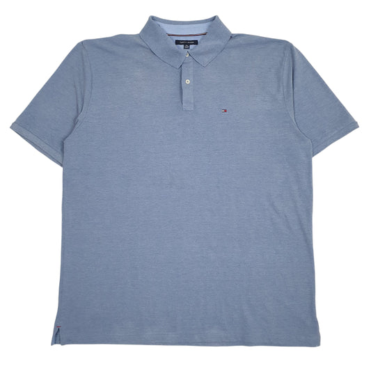 Mens Blue Tommy Hilfiger  Short Sleeve Polo Shirt
