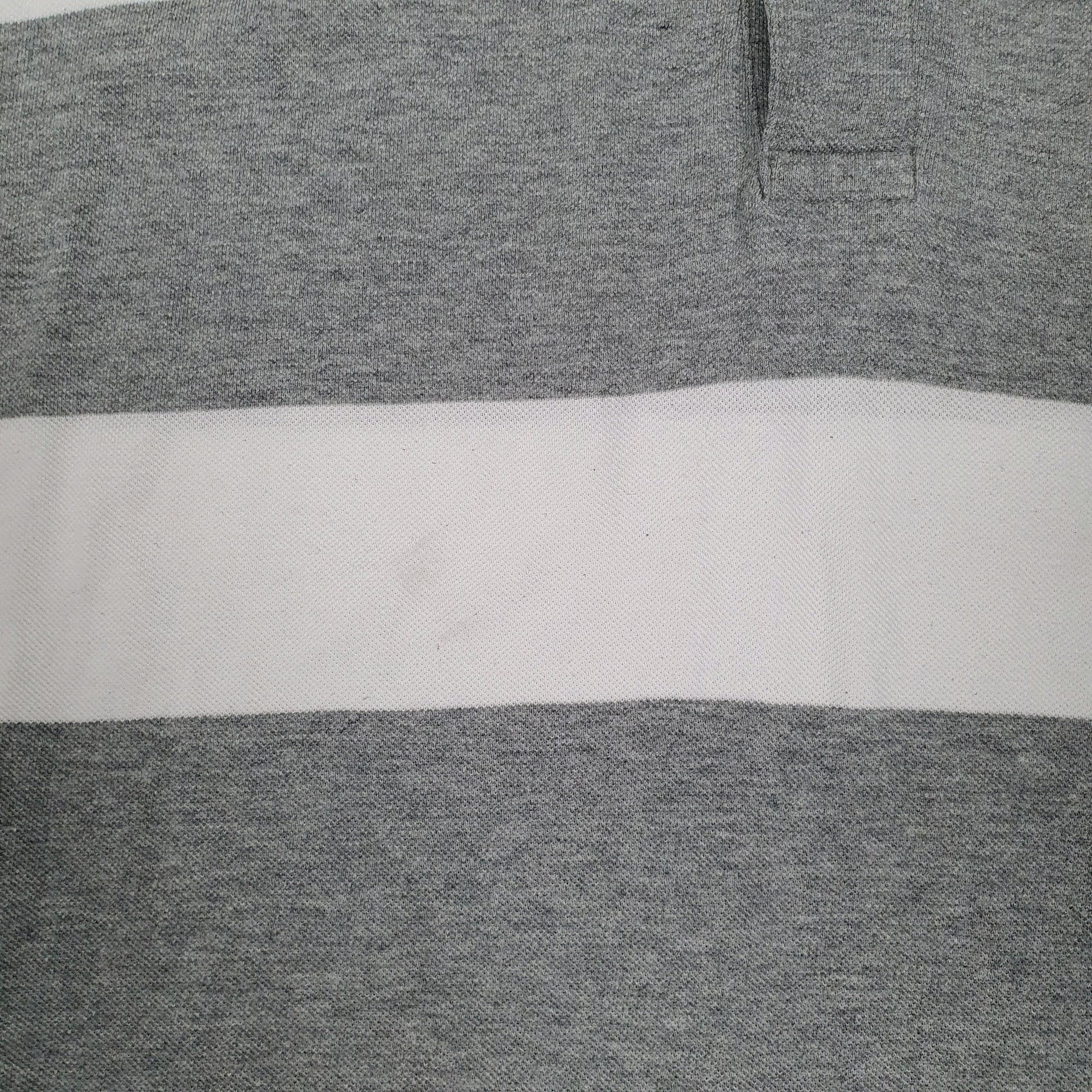 Mens Grey Tommy Hilfiger  Hoodie Polo Shirt