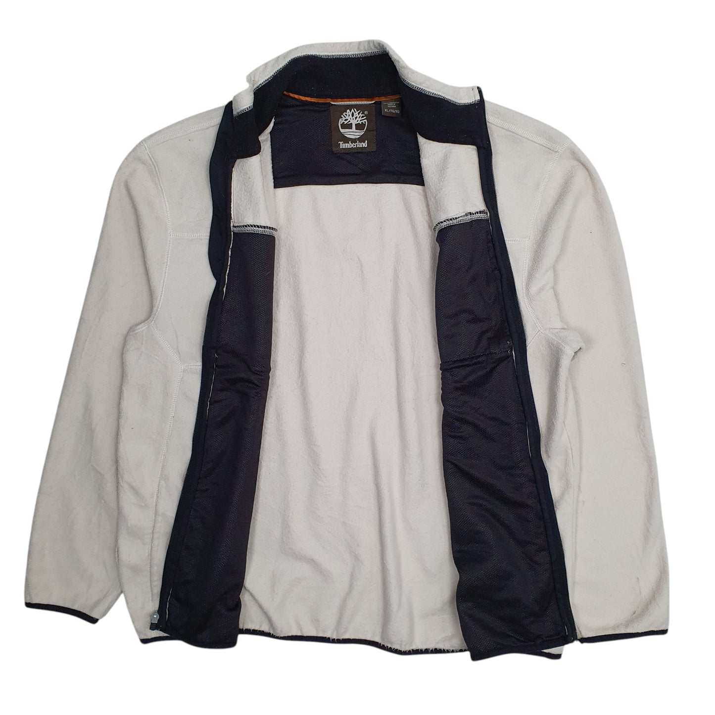 Mens Cream Timberland  Full Zip Jumper