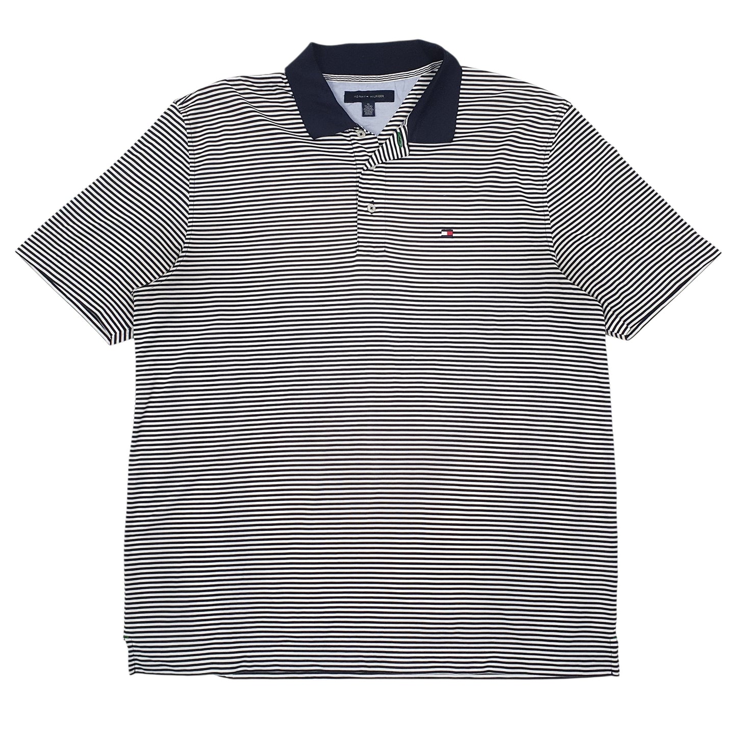 Mens Navy Tommy Hilfiger  Short Sleeve Polo Shirt