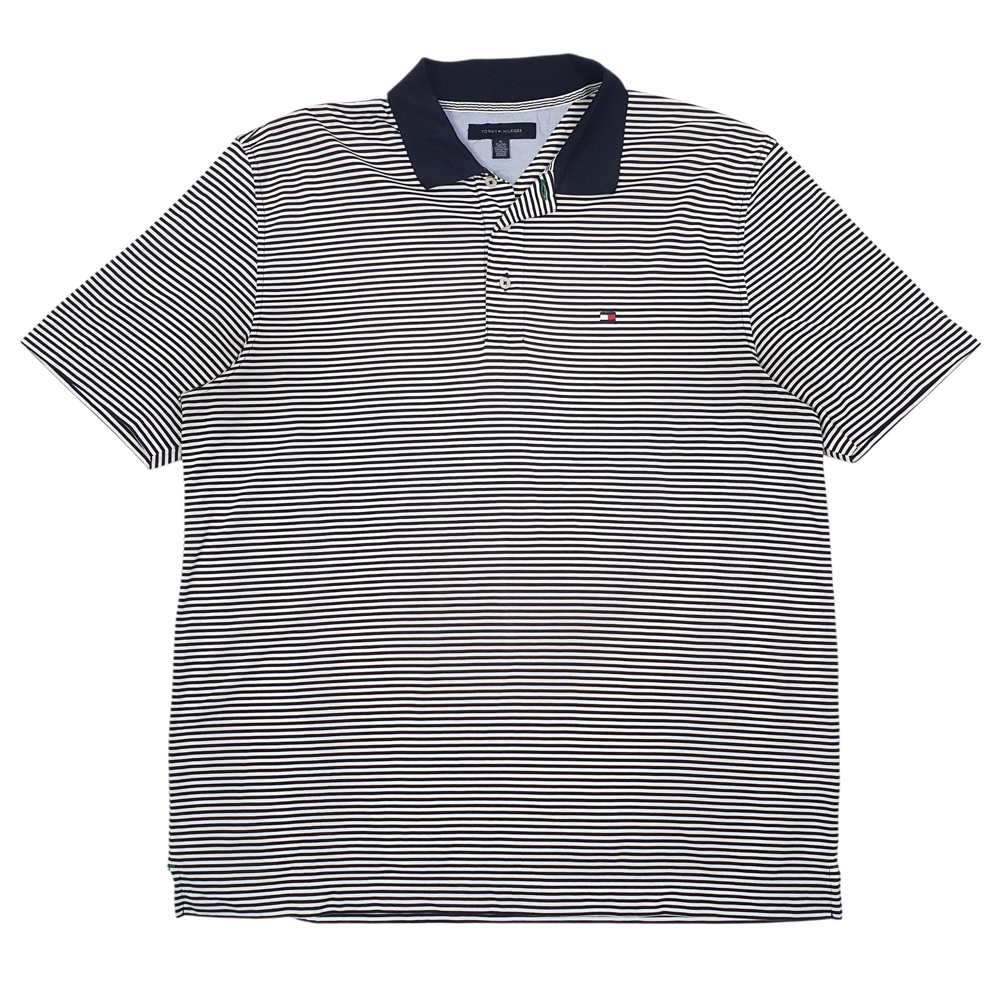 Mens Navy Tommy Hilfiger  Short Sleeve Polo Shirt