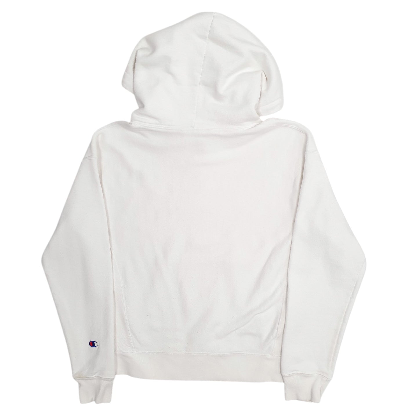 Womens White Champion Reverse Weave Hoodie Jumper