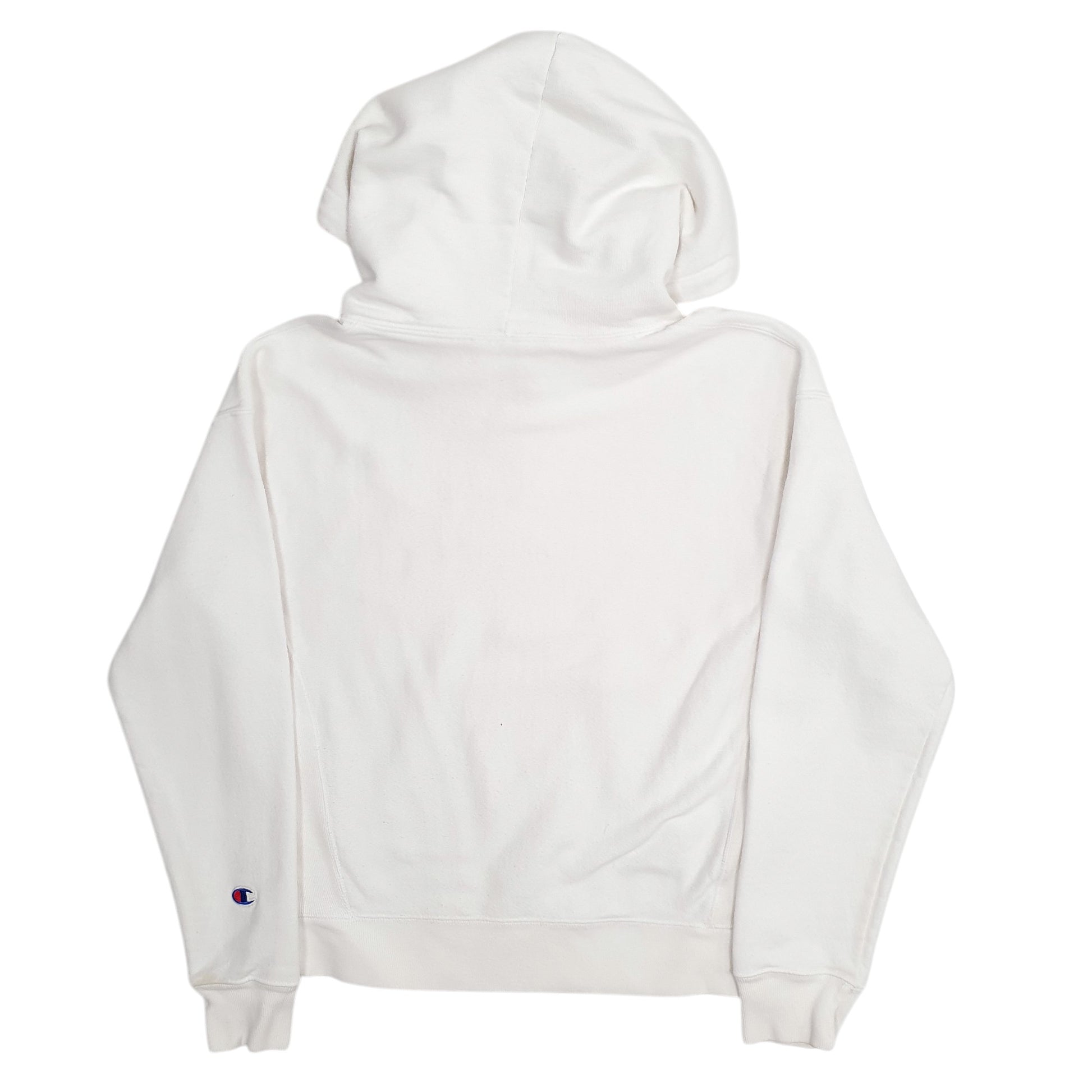Womens White Champion Reverse Weave Hoodie Jumper