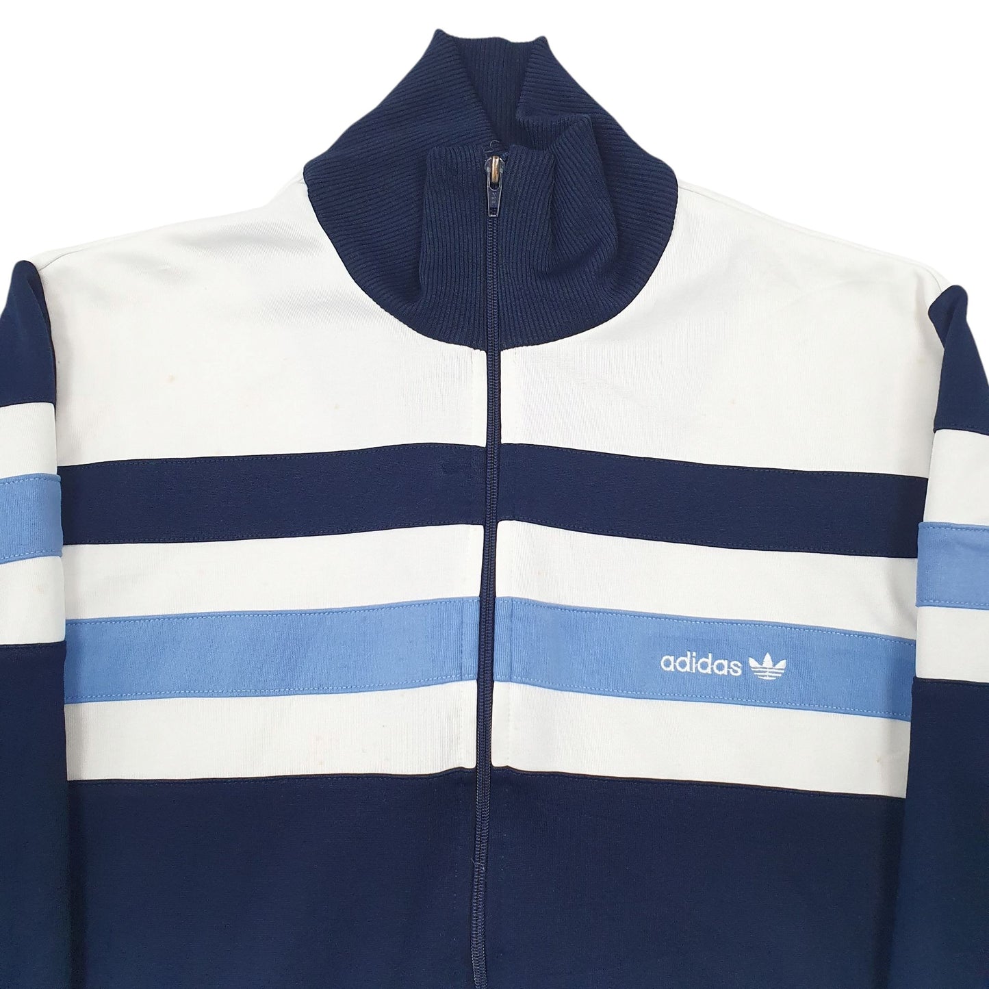 Mens Navy Adidas  Full Zip Jumper