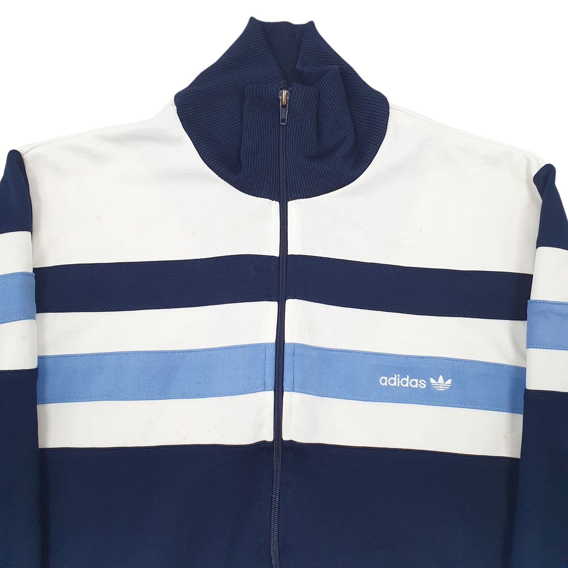 Mens Navy Adidas  Full Zip Jumper