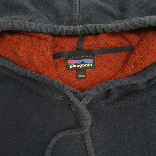 Mens Navy Patagonia Hemp Harbor Trail Hoodie Jumper