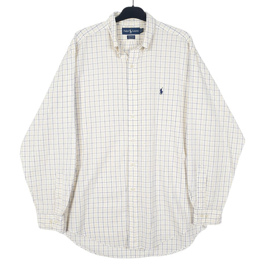 Mens White Ralph Lauren  Long Sleeve Shirt