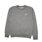 Mens Grey Nike  Crewneck Jumper