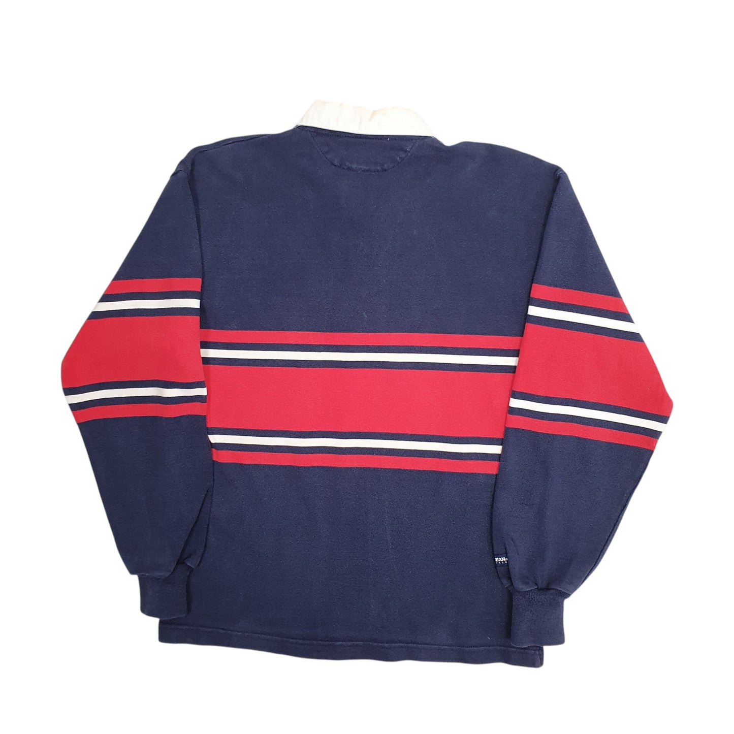 Mens Navy Barbarian Rugby Crewneck Polo Shirt