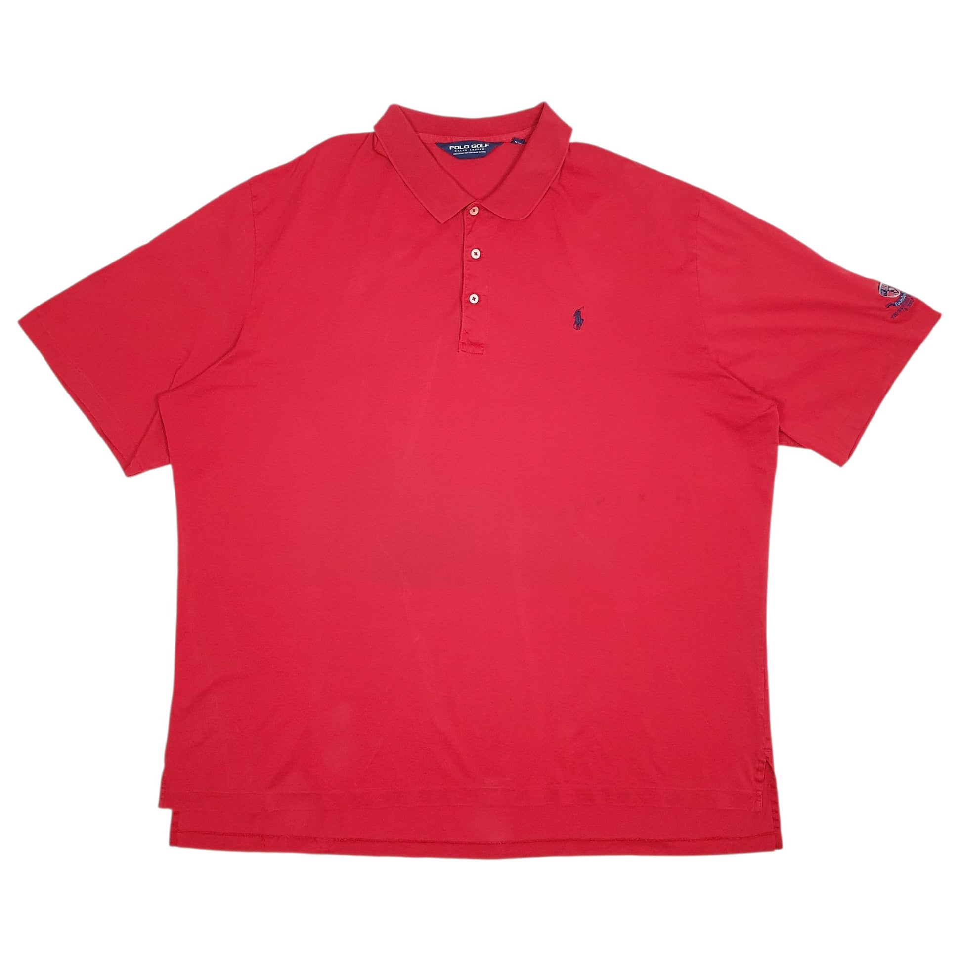 Mens Red Ralph Lauren Polo Golf Short Sleeve Polo Shirt