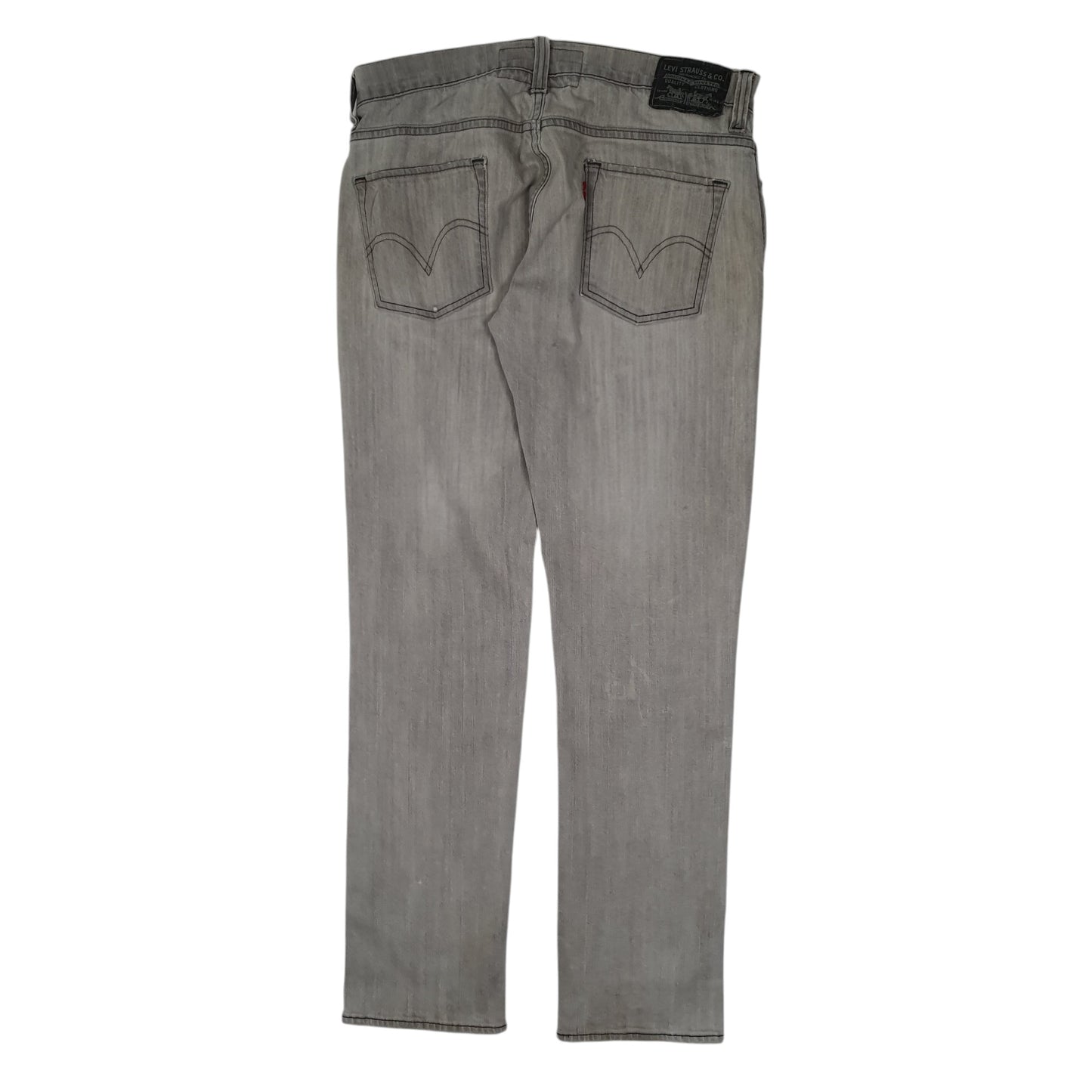 Mens Grey Levis Stretch  Jeans