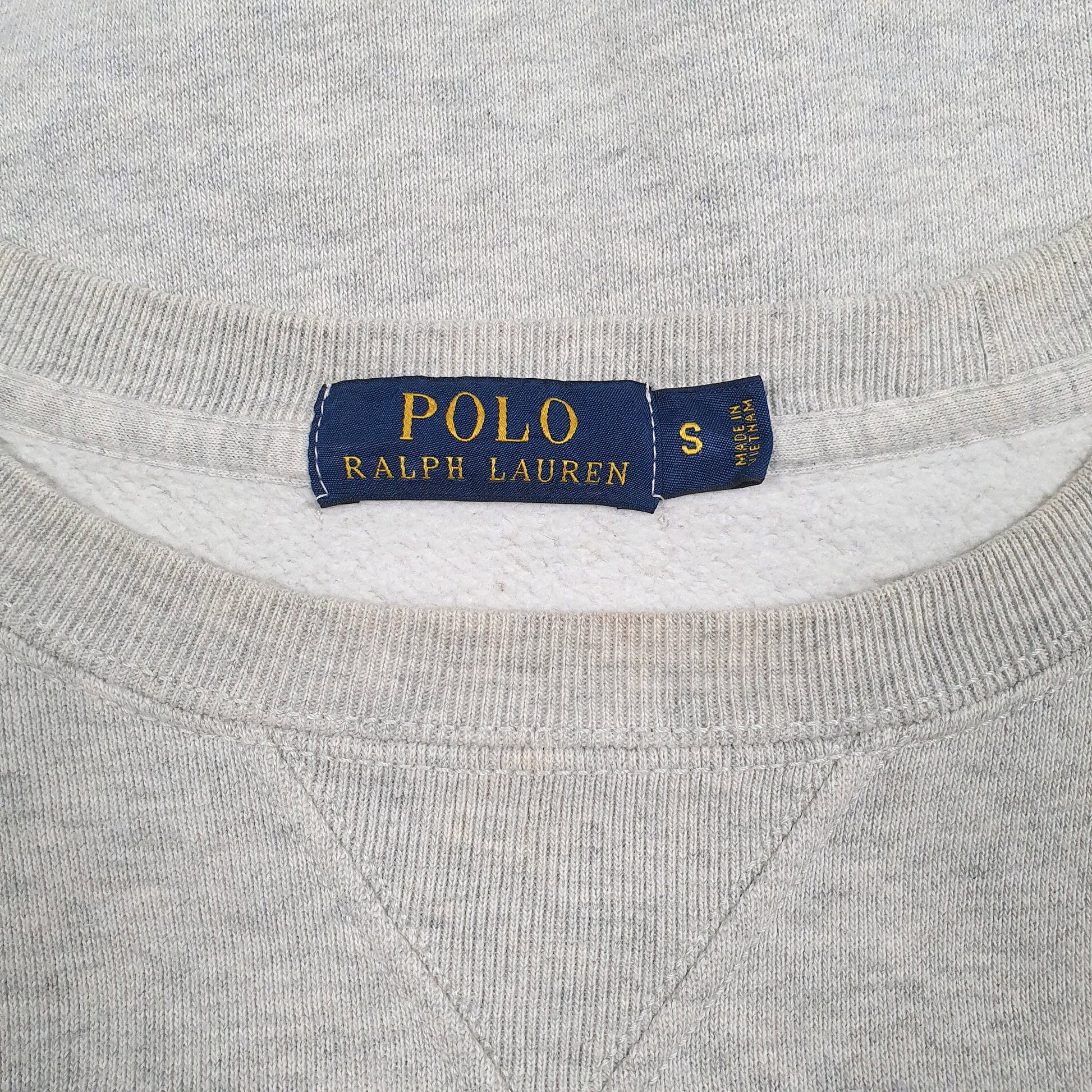 Mens Grey Polo Ralph Lauren  Crewneck Jumper