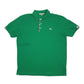 Mens Green Burberry  Short Sleeve Polo Shirt