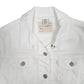 Womens White Levis Type 3 Trucker Crewneck Coat