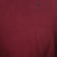 Mens Burgundy Nautica  V Neck Jumper