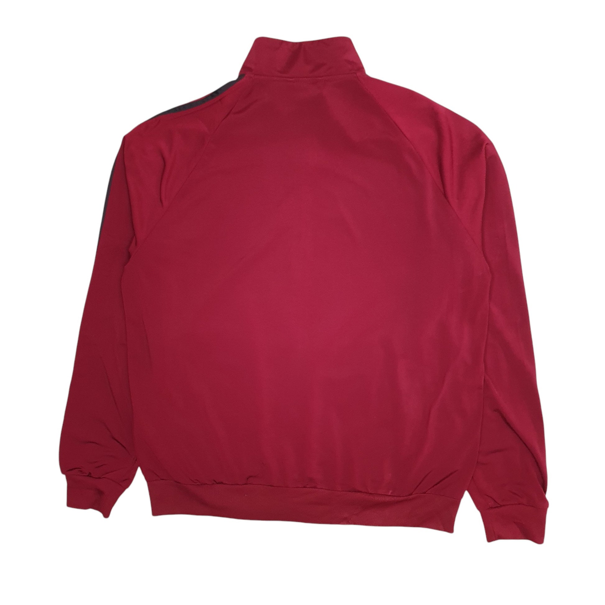 Mens Burgundy Adidas Track  Coat